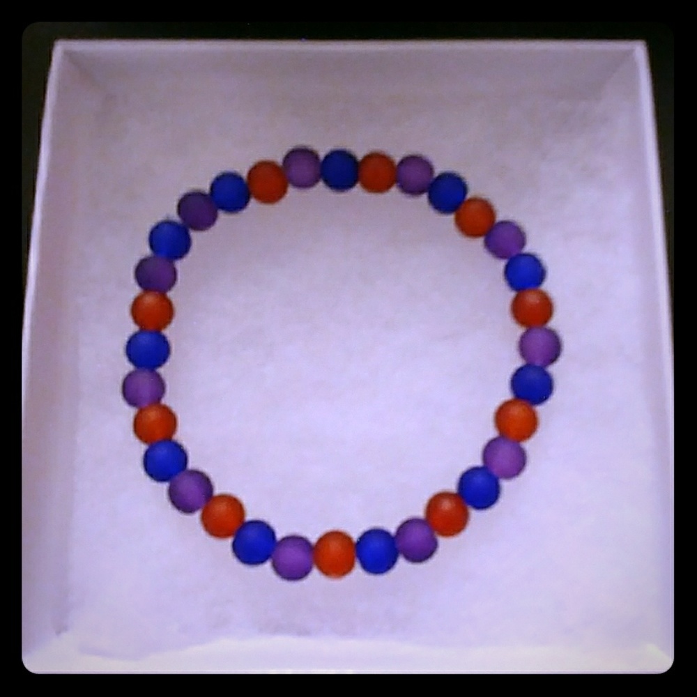 🔥CLEARANCE! Mixed Berry Matte Crystal Bracelet
